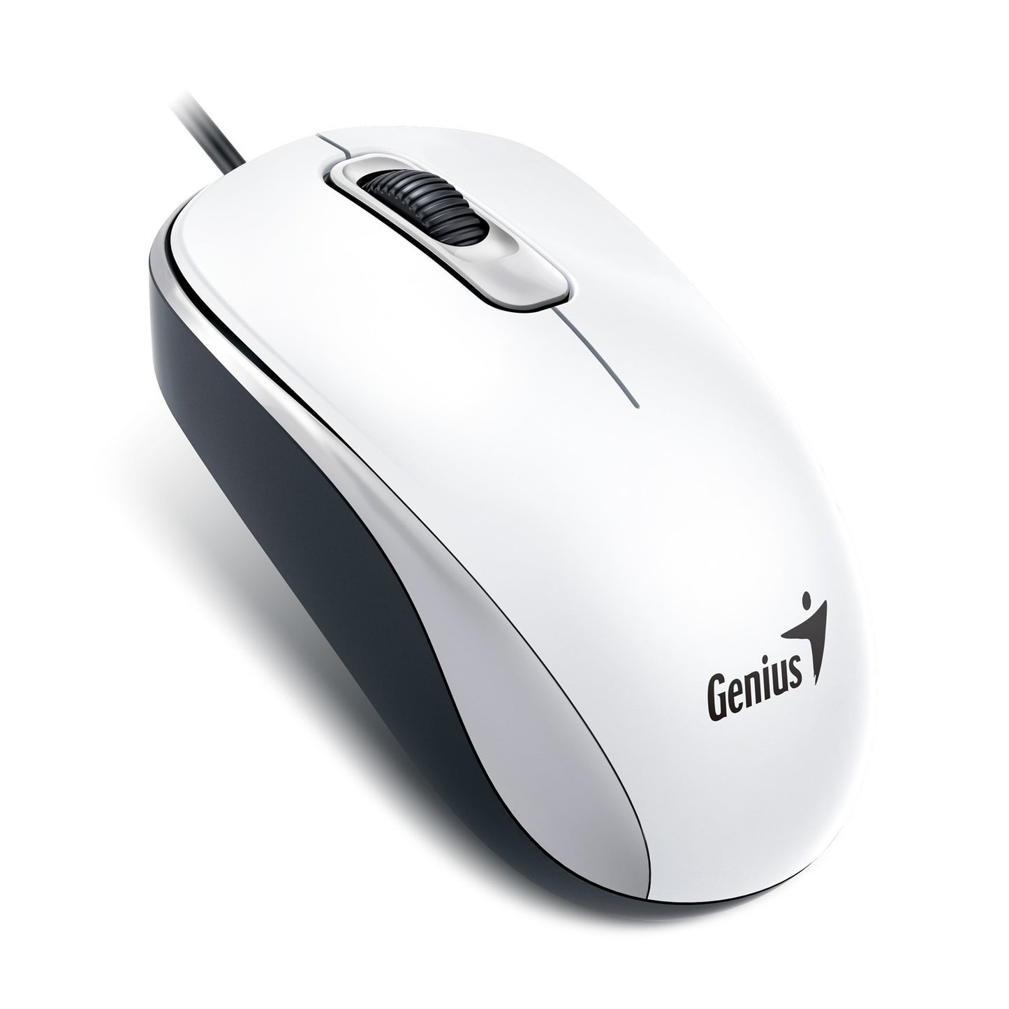 Genius DX-110 Wired USB Mouse 1000DPI Optical Tracking 3 Buttons White