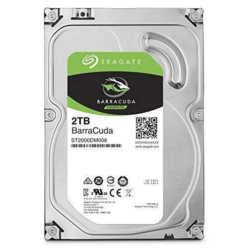 Seagate BarraCuda 2TB SATA III 3.5" Hard Drive - 7200RPM, 256MB Cache