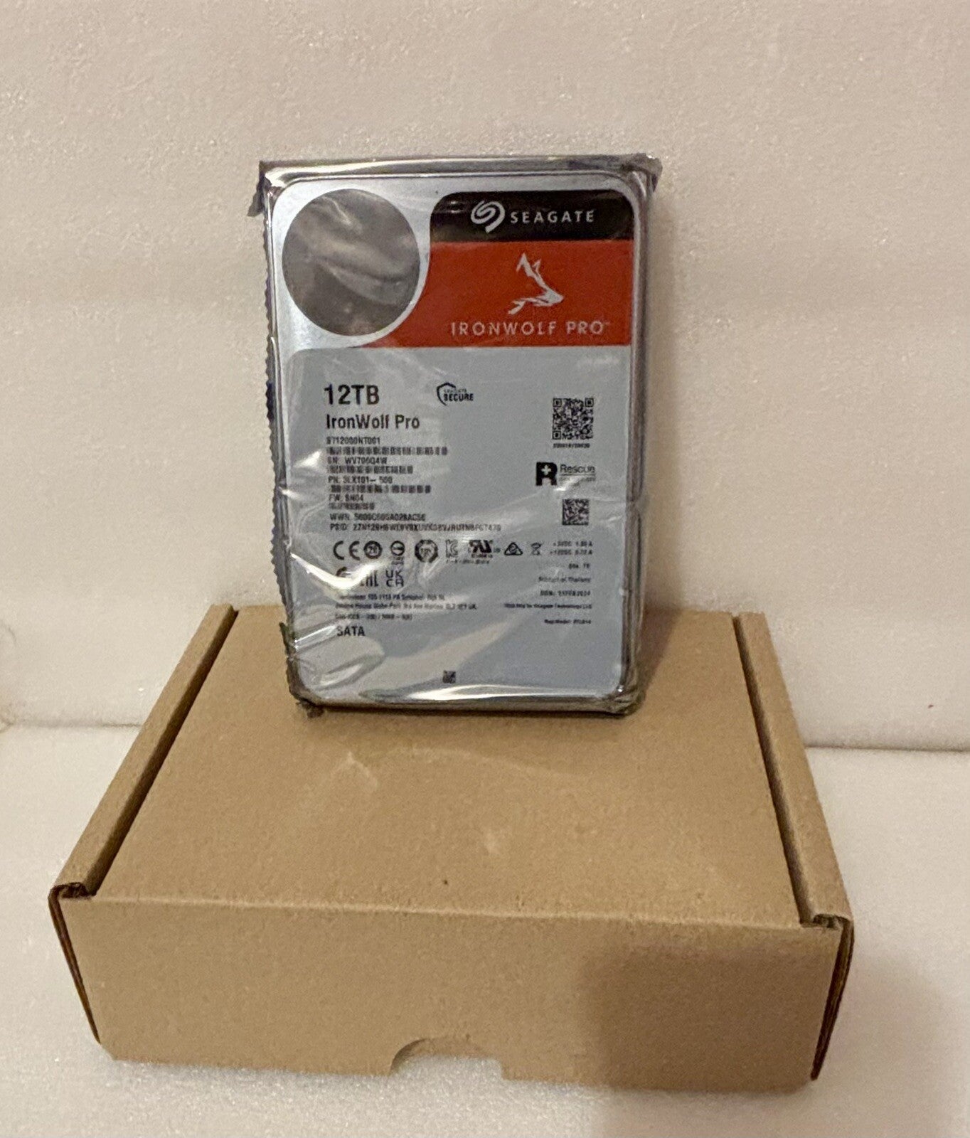 Seagate IronWolf Pro ST12000NT001 - hard drive - 12 TB - SATA 6Gb/s