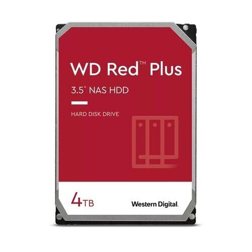 Western Digital Red Plus 3.5 in Internal SATA 5400rpm 4TB Hard Drive - (WD40EFPX
