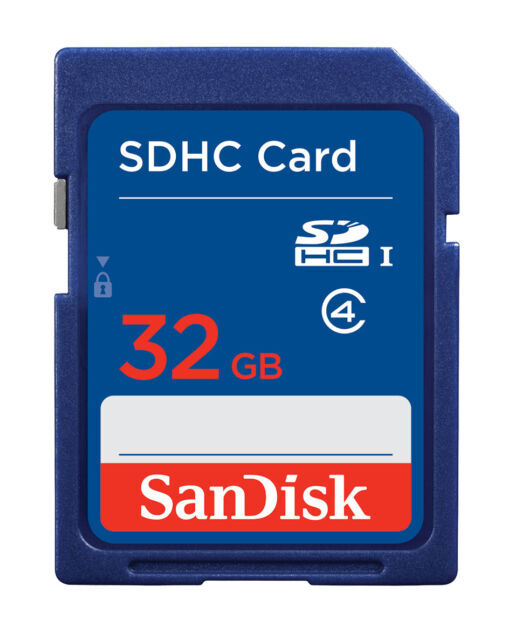 SanDisk 32GB Class 4 SDHC Memory Card - SDSDB-032G