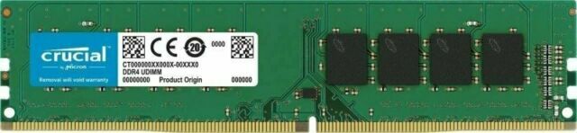 Crucial 16GB (1 x 16GB) PC4-25600 (DDR4-3200) Memory (CT16G4DFRA32A)