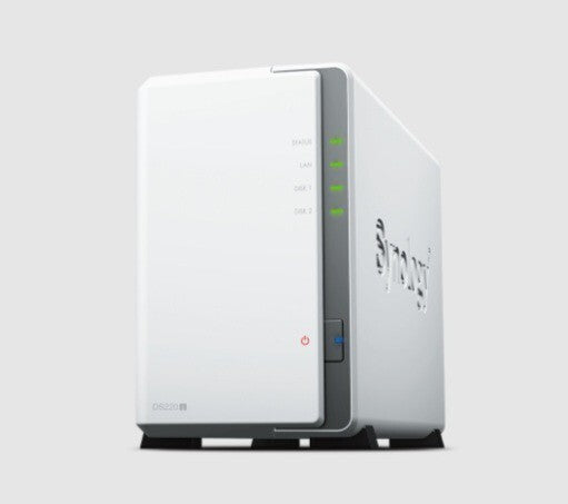 2bay  Synology DiskStation DS223j  NAS Enclosure,Realtek RTD1619B Quad Core,1GB.