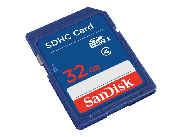 SanDisk 32GB Class 4 SDHC Memory Card - SDSDB-032G