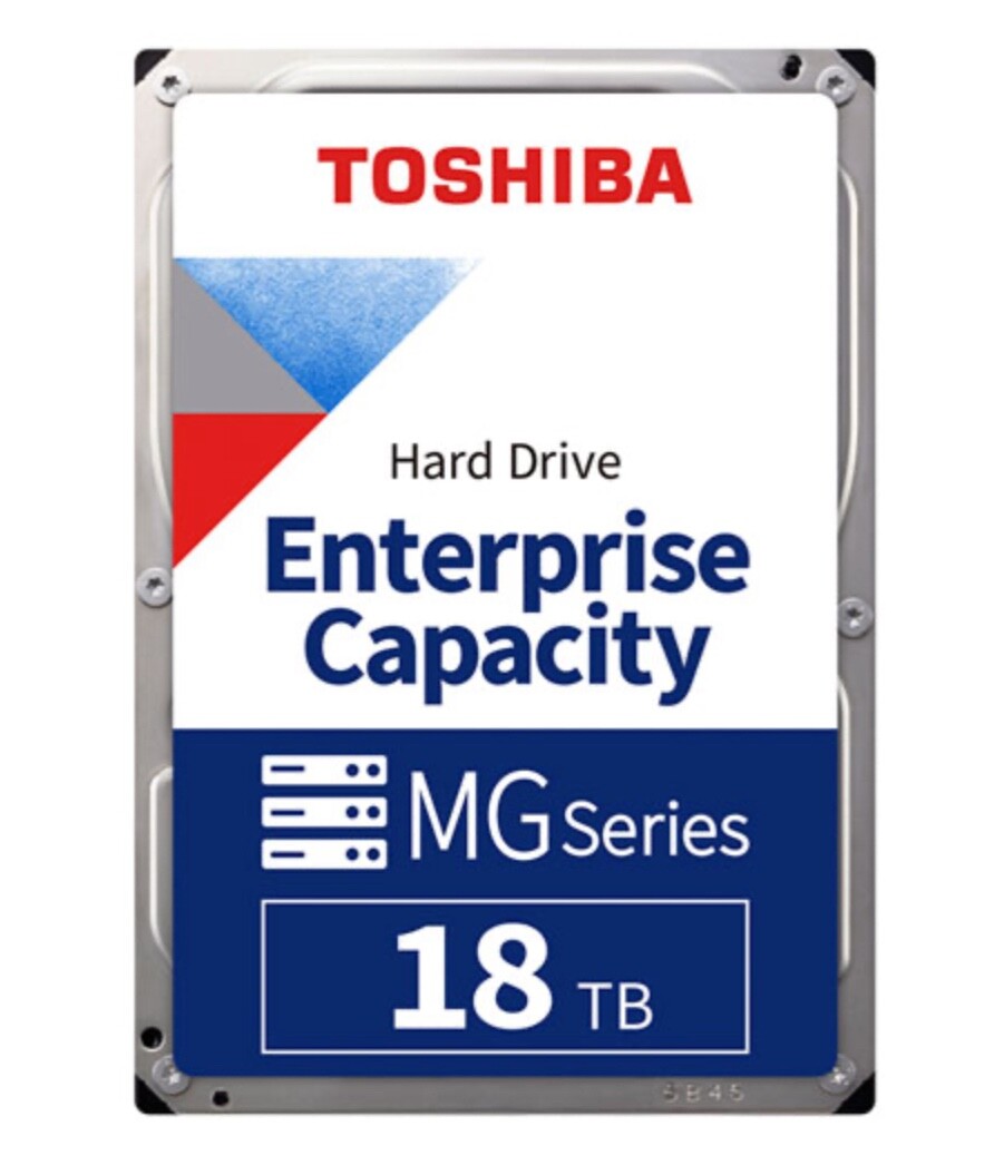 Toshiba 18TB Enterprise HDD MG Series 3.5" SATA 7200RPM