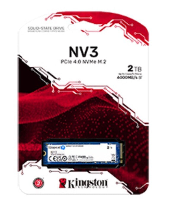 Kingston NV3 - SSD 2TB,1TB,500GB,250 GB - PCIe 4.0 x4 (NVMe)