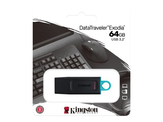 Kingston 64GB Memory Card (DTX64GB)