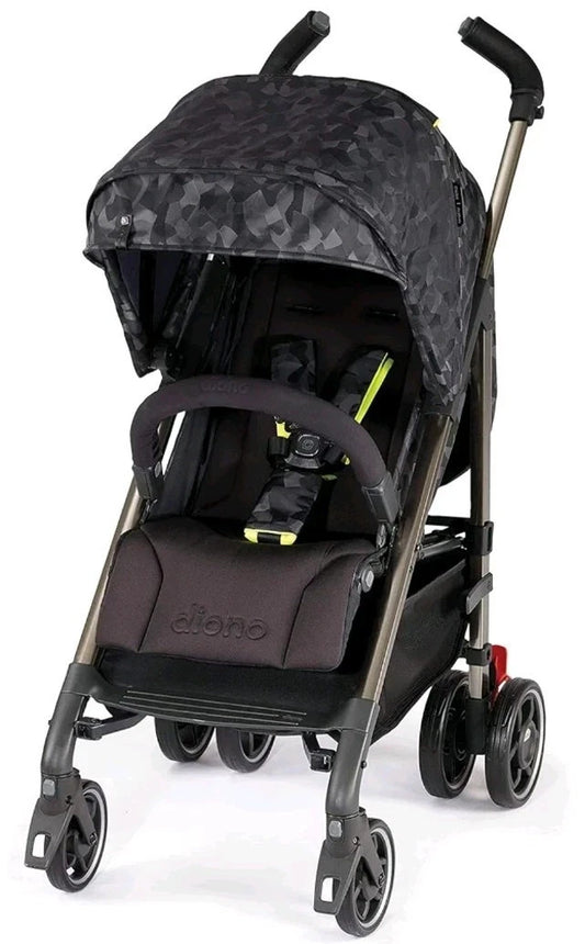 Diono Flexa Luxe Black Platinum, City Ready Umbrella Stroller - Black Camo