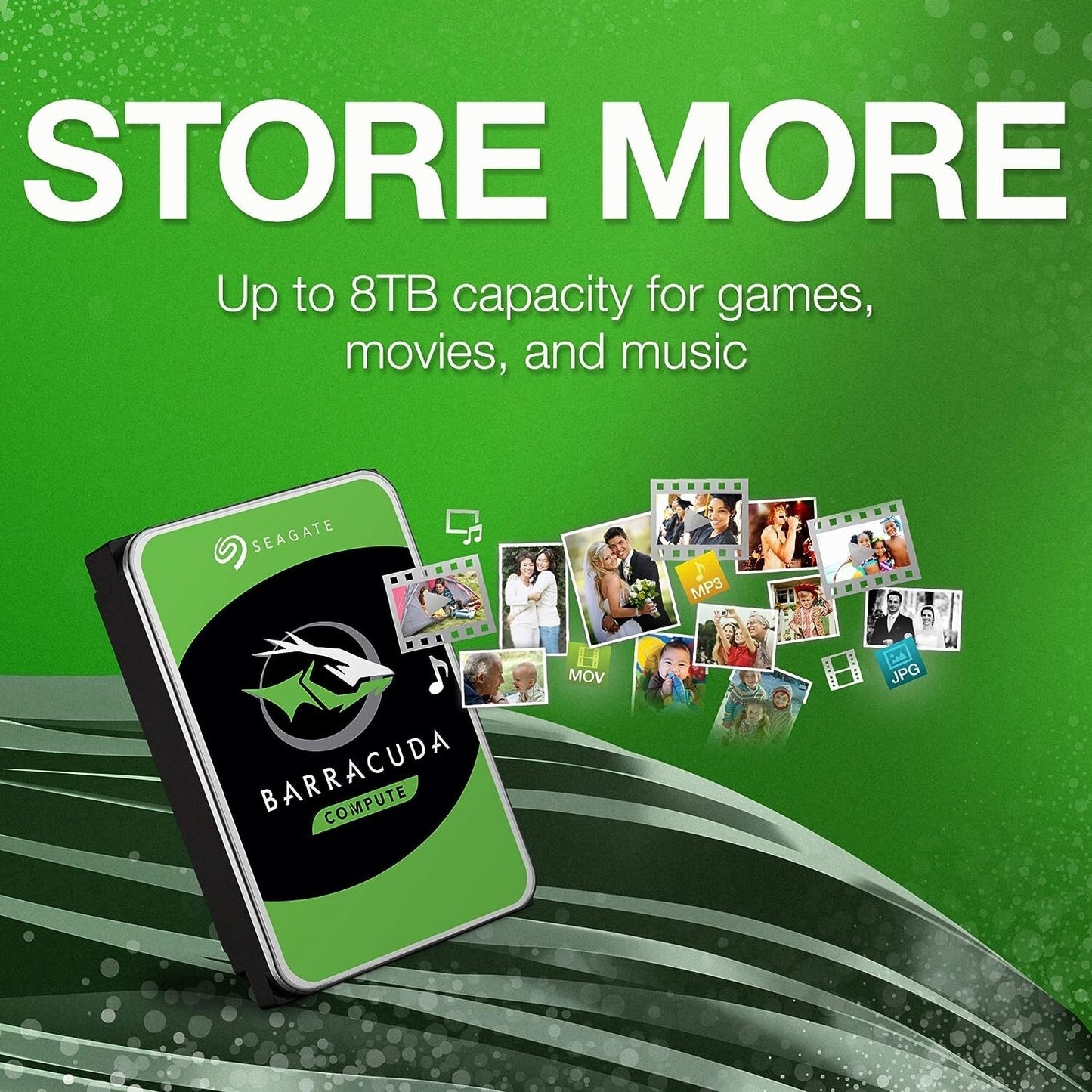 Seagate Barracuda ST8000DM004 - hard drive - 8 TB - SATA 6Gb/s