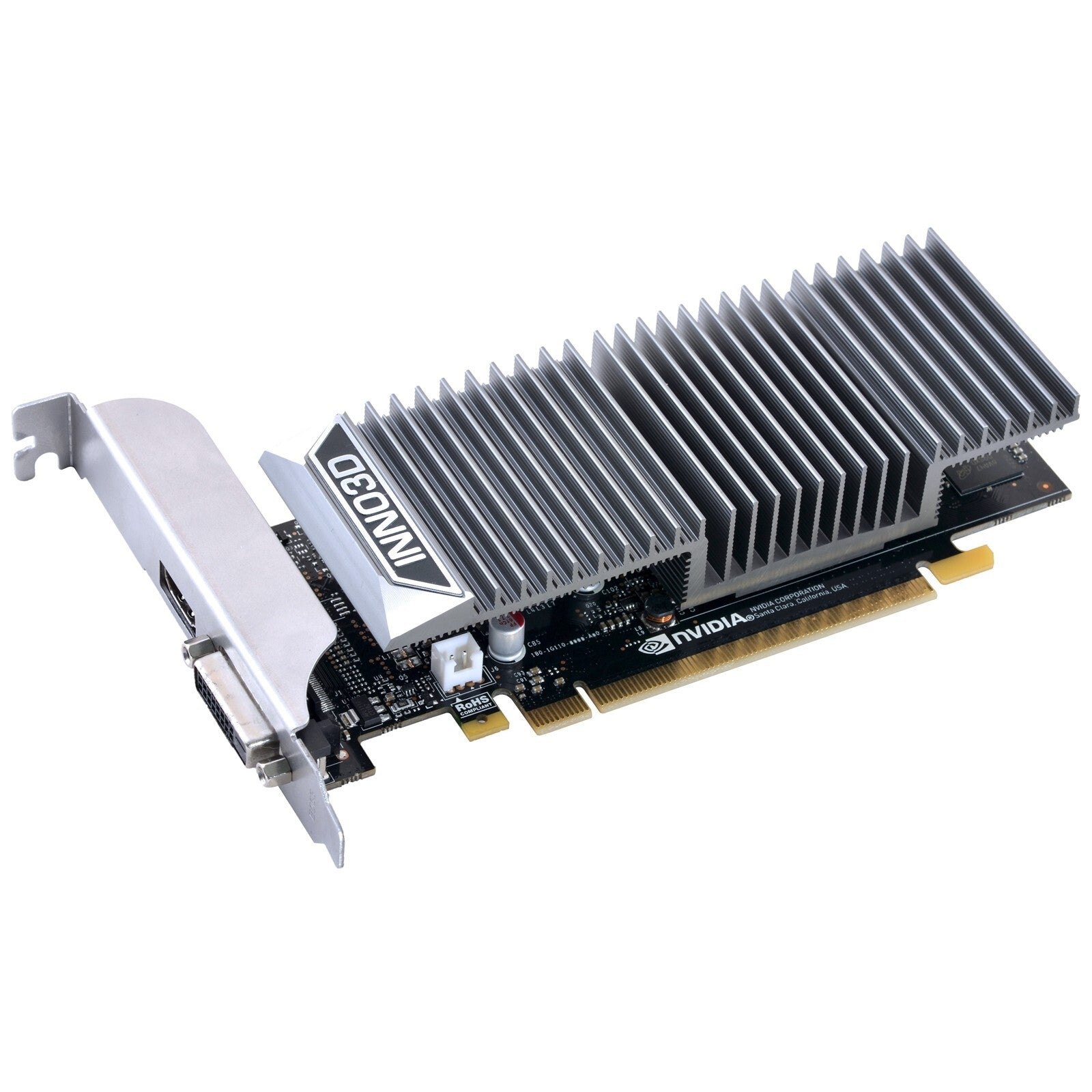 Inno3D Nvidia GeForce GT 1030 2GB GDDR5 Low Profile Fanless Graphics Card