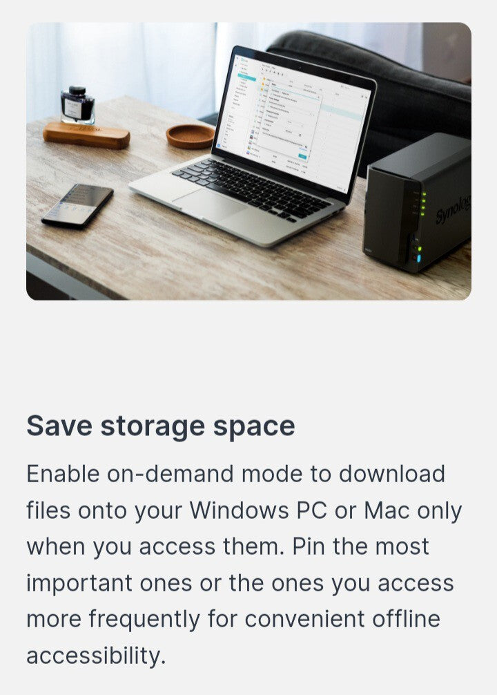 Synology Disk Station DS223 - NAS server - 2 bays - SATA 6Gb/s - RAID 0, 