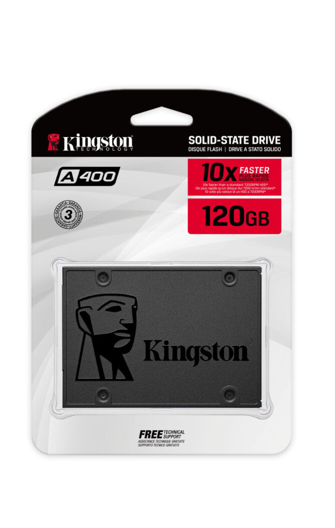 Kingston SSD A400 1TB 960GB 480GB 240GB 120GB SATA III 2.5" Solid State Drive.