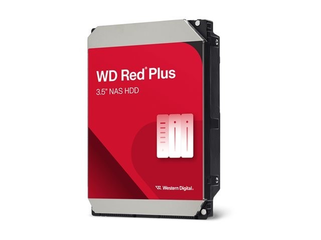 WD Red Plus - hard drive - 4 TB - SATA 6Gb/s   WD40EFZZ