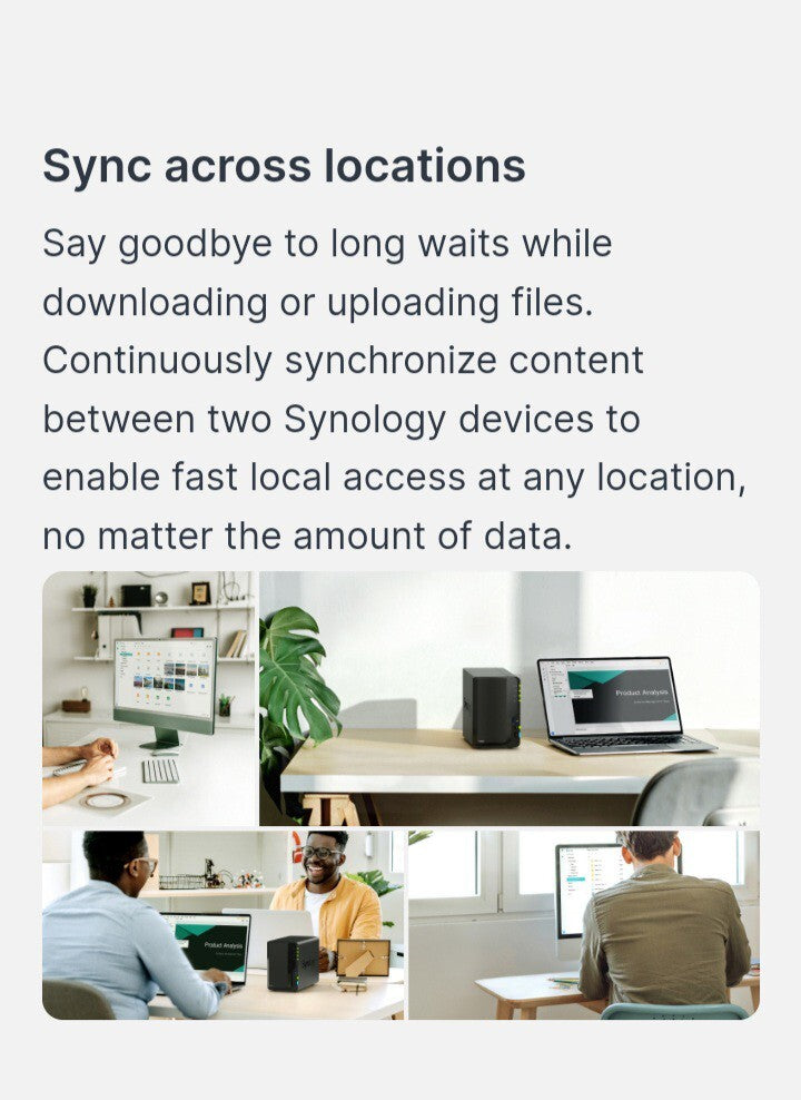 Synology Disk Station DS223 - NAS server - 2 bays - SATA 6Gb/s - RAID 0, 