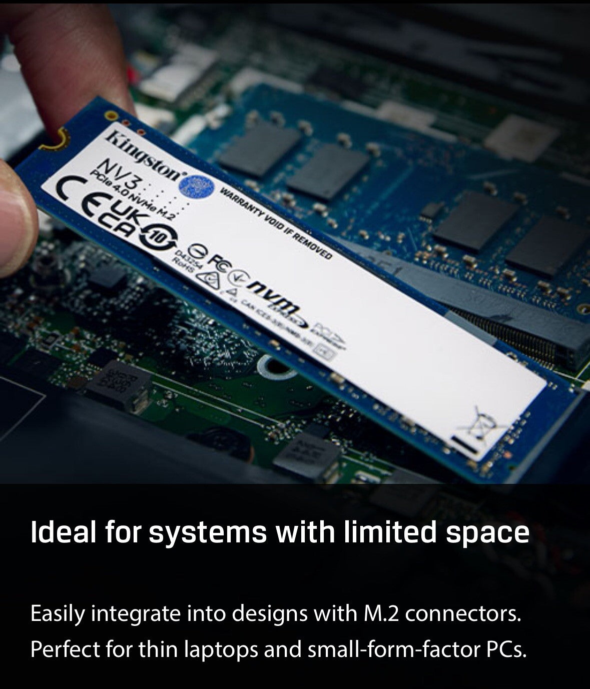 Kingston NV3 - SSD 2TB,1TB,500GB,250 GB - PCIe 4.0 x4 (NVMe)