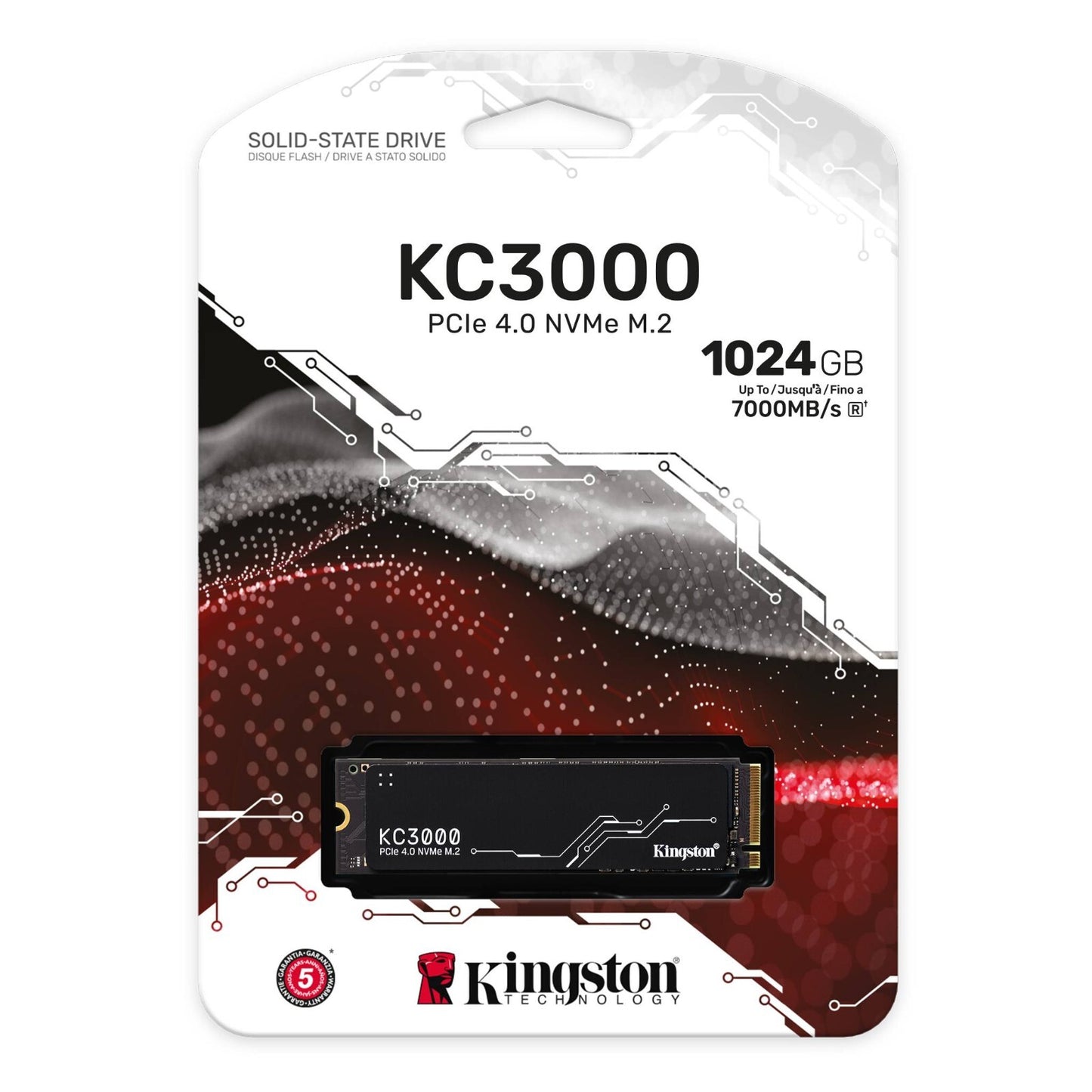 Kingston KC3000  M2 NVMe SSD -2048G, 1024 GB, 512 GB  - PCIe 4.0 