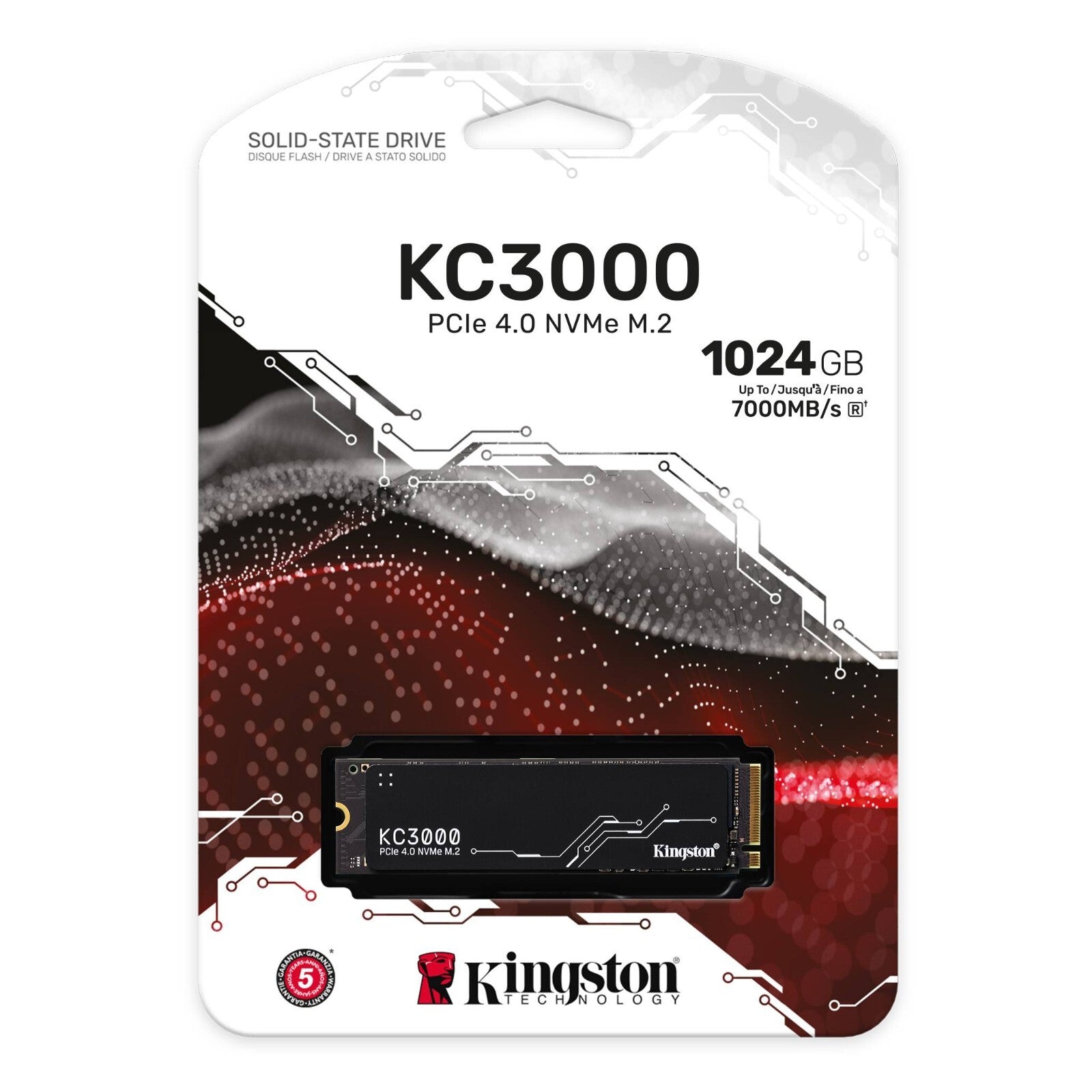 Kingston KC3000  M2 NVMe SSD -2048G, 1024 GB, 512 GB  - PCIe 4.0 