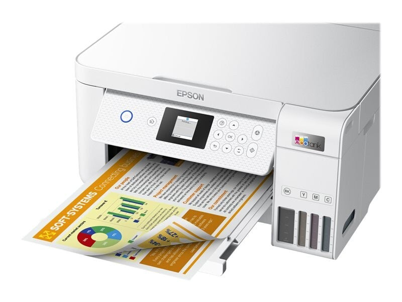 Epson EcoTank ET-2856 Colour Inkjet Standard Printer - White