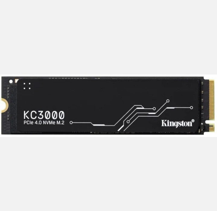 Kingston KC3000 M.2-2280 1TB PCI Express 4.0 x4 NVMe Solid State Drive.
