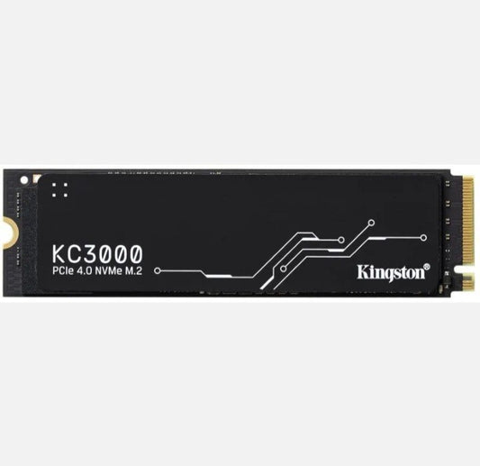 Kingston KC3000 M.2-2280 1TB PCI Express 4.0 x4 NVMe Solid State Drive.
