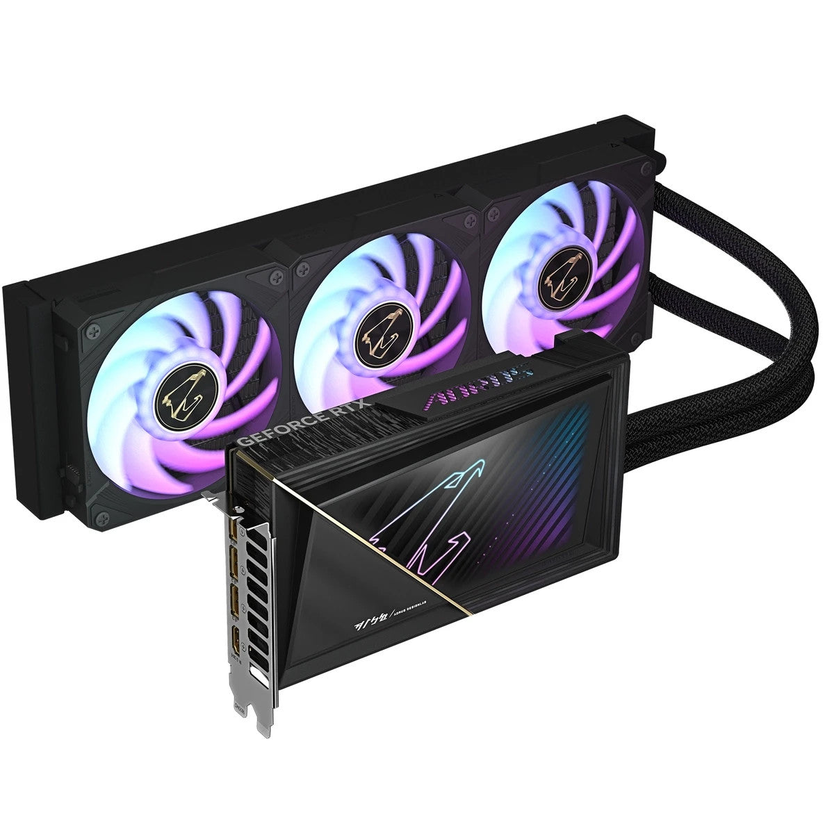 GIGABYTE AORUS GeForce RTX 5080 XTREME WATERFORCE 16G Graphics Card - 16GB GDDR7