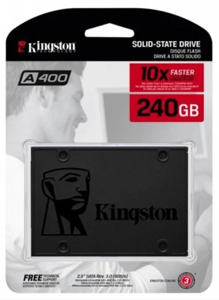 Kingston SSD A400 1TB 960GB 480GB 240GB 120GB SATA III 2.5" Solid State Drive.