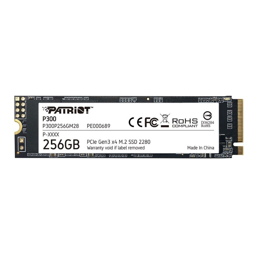Patriot P300 512GB 1.3" M.2 PCIe NVMe Internal SSD (P300P512GM28)