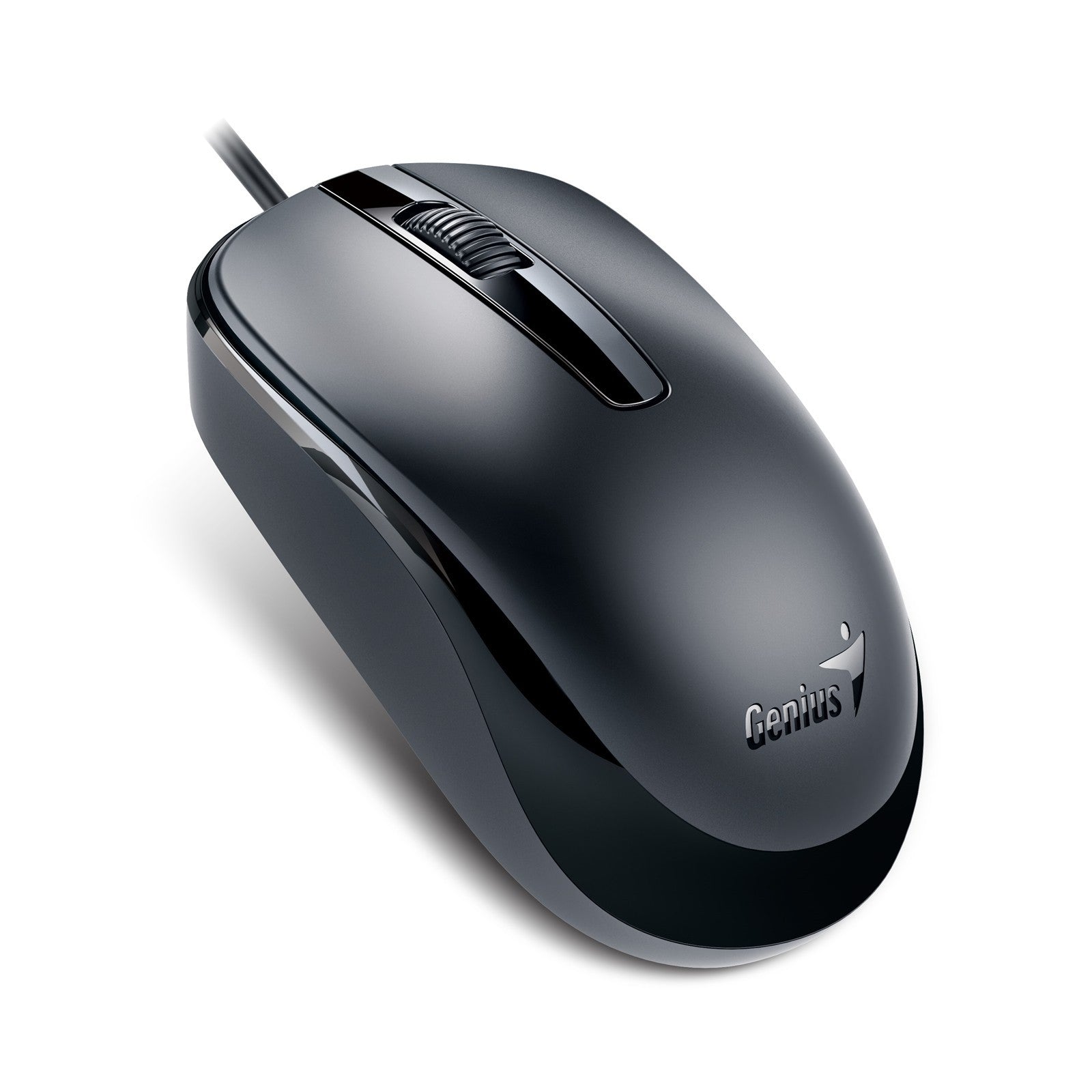Genius DX-120 Wired USB-C Mouse, 1200 DPI Optical Tracking, 1.5m Cable, Black