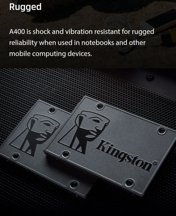 Kingston SSD 480GB  A400 SATA III 6GB/s 2.5" Solid State Drive.Brand new.