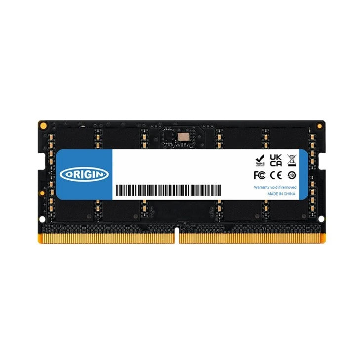 Origin Storage 8GB DDR5 5600MHz SODIMM 1Rx16 Non-ECC 1.1V 4X71M23187-OS
