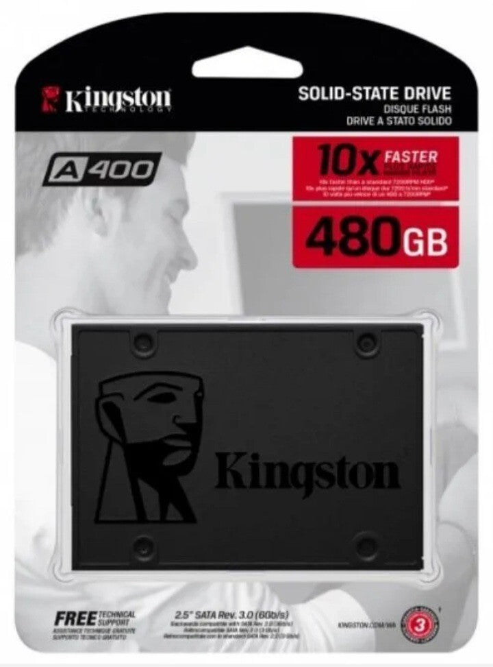 Kingston SSD 480GB  A400 SATA III 6GB/s 2.5" Solid State Drive.Brand new.