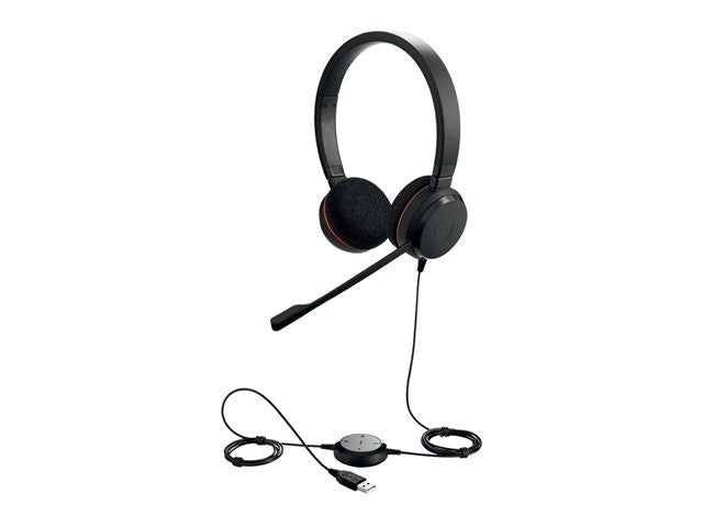 Jabra Evolve 20 MS stereo - headset - USB-C, USB-A