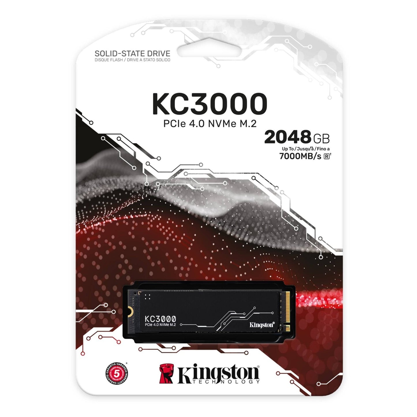 Kingston KC3000  M2 NVMe SSD -2048G, 1024 GB, 512 GB  - PCIe 4.0 