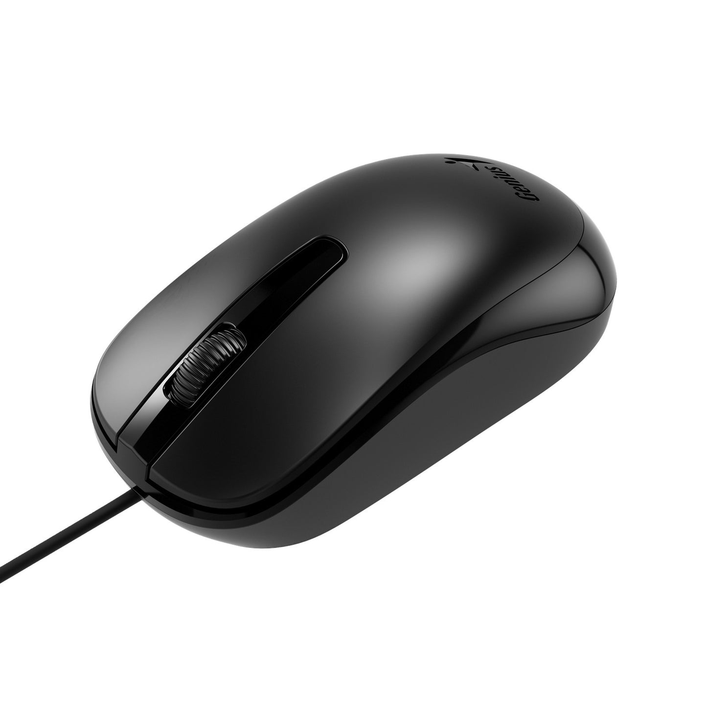 Genius DX-120 Wired USB-C Mouse, 1200 DPI Optical Tracking, 1.5m Cable, Black