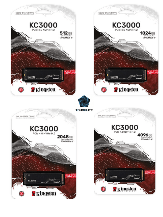 Kingston KC3000  M2 NVMe SSD -2048G, 1024 GB, 512 GB  - PCIe 4.0 