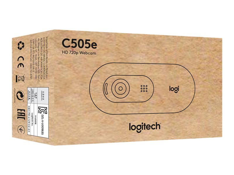 Logitech C505e HD Business Webcam - Black (960-001372)