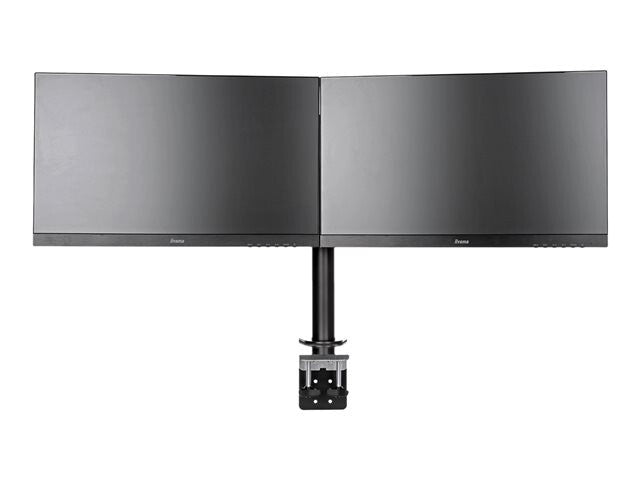 Iiyama DS1002C-B1 mounting kit - adjustable arm - for 2 monitors - black