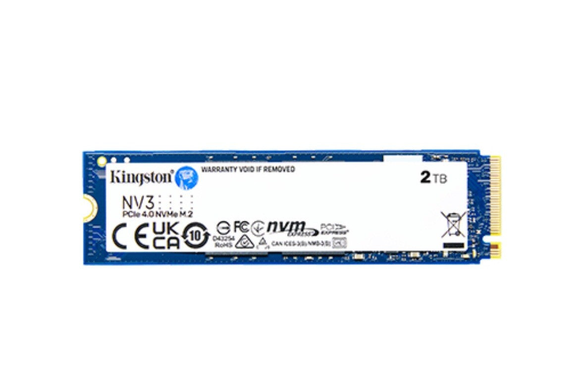 Kingston NV3 - SSD 2TB,1TB,500GB,250 GB - PCIe 4.0 x4 (NVMe)