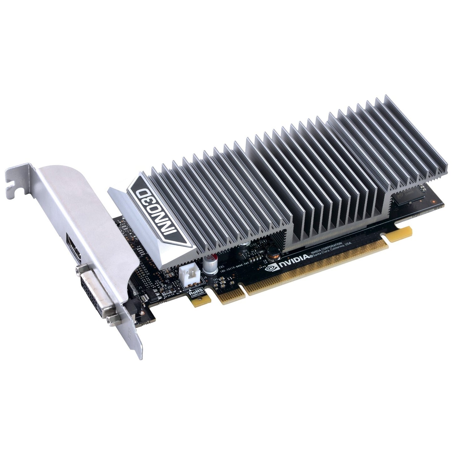 Inno3D Nvidia GeForce GT 1030 2GB GDDR5 Low Profile Fanless Graphics Card