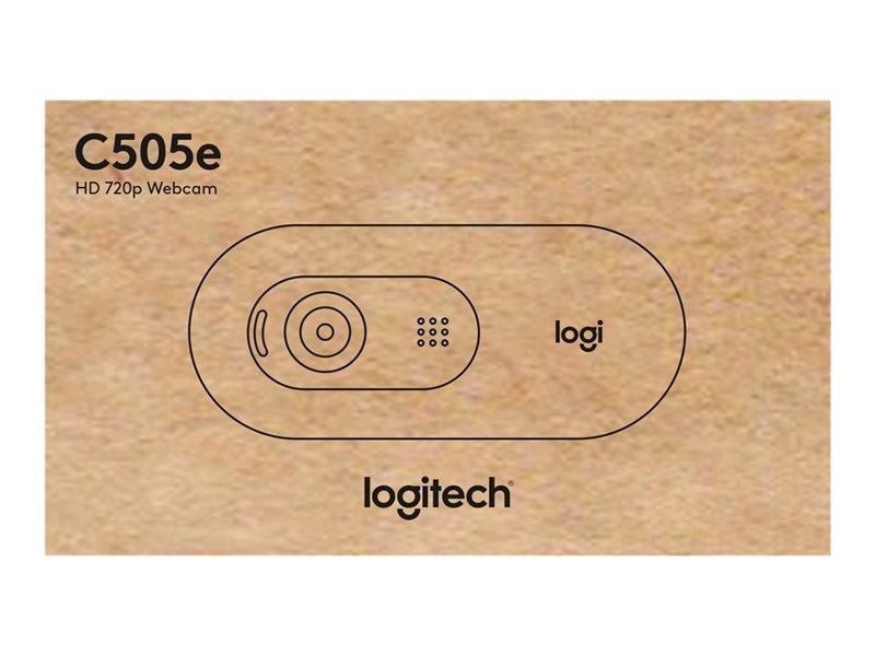 Logitech C505e HD Business Webcam - Black (960-001372)
