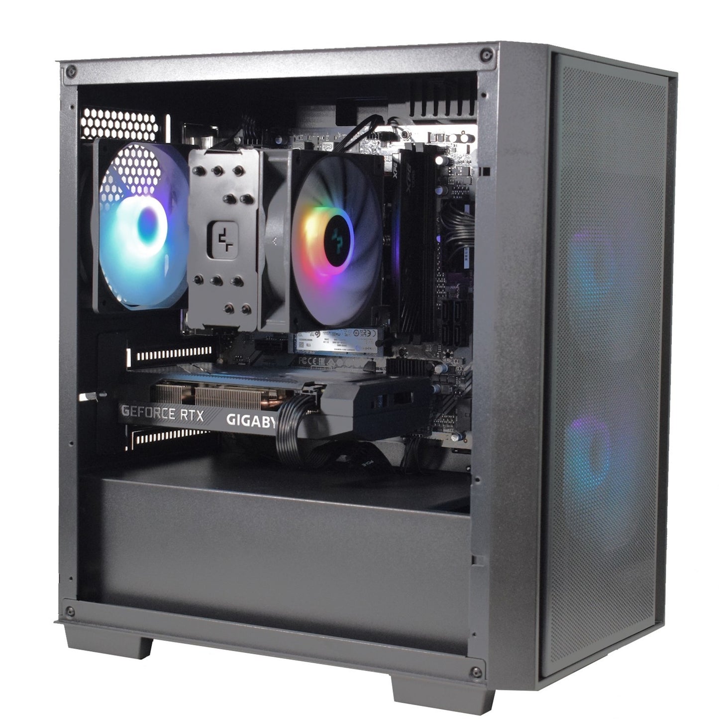 RGB Gaming Build - AMD Ryzen 5 7600X3D 6 Core 12 Thread, 4.10GHz (4.70GHz Boost)