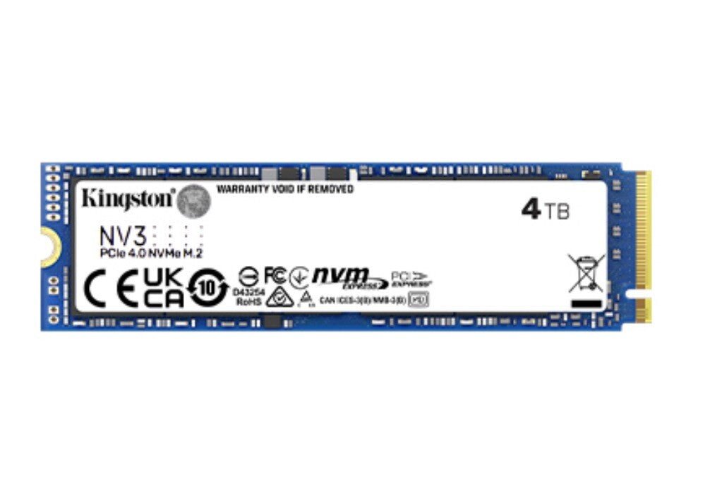 Kingston NV3 - SSD 2TB,1TB,500GB,250 GB - PCIe 4.0 x4 (NVMe)