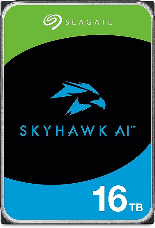 Seagate SkyHawk AI, 16 TB, Surveillance Internal Hard Drive HDD ? 3.5 Inch SATA