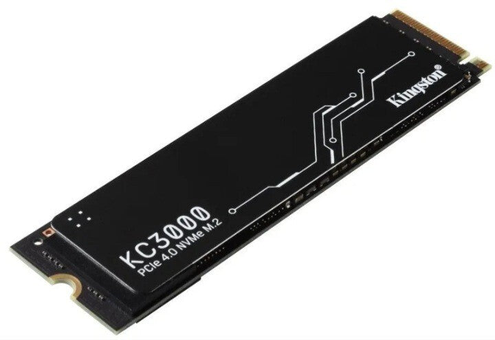 Kingston KC3000 M.2-2280 1TB PCI Express 4.0 x4 NVMe Solid State Drive.