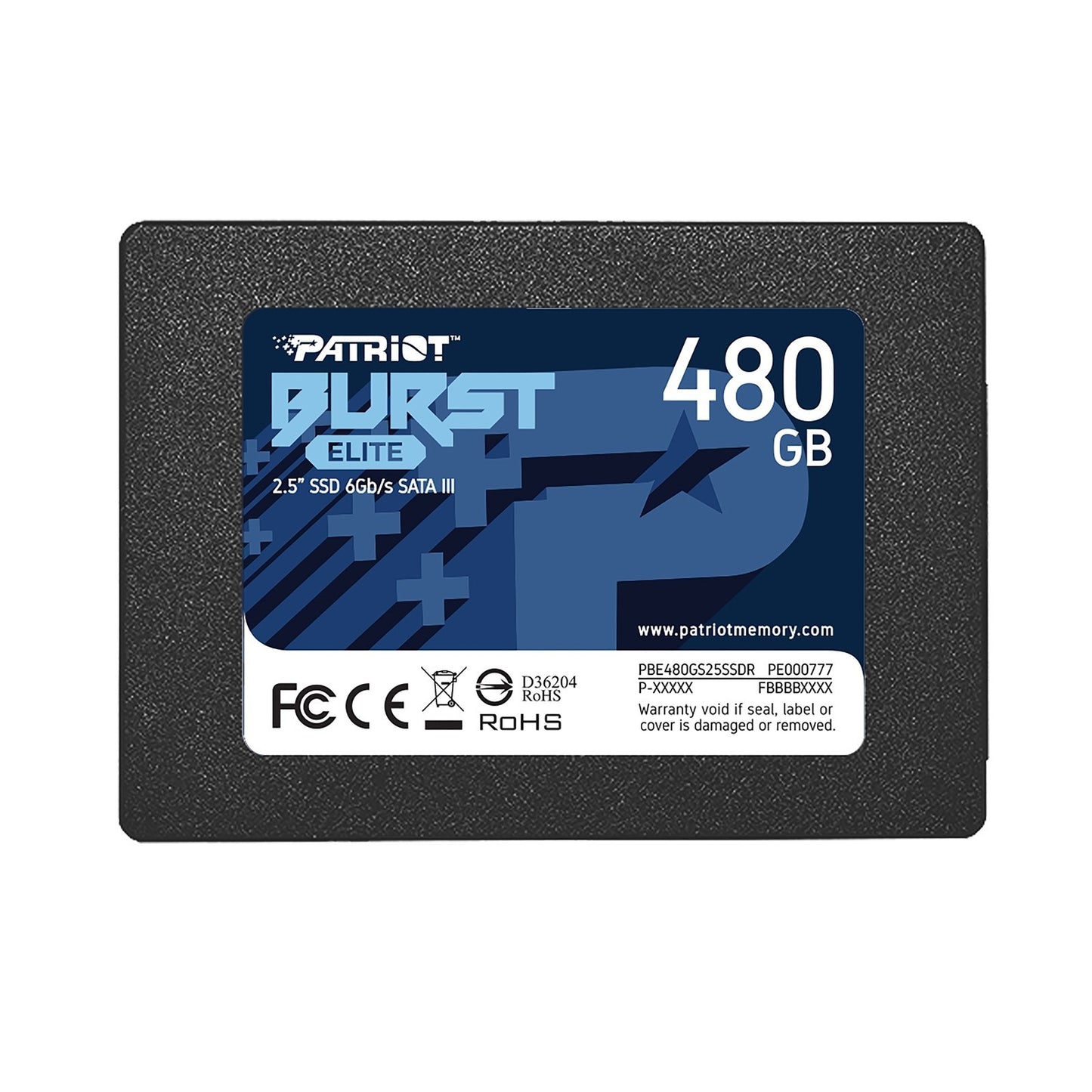Patriot Burst Elite SATA 3 480GB SSD 2.5" Solid State Drive