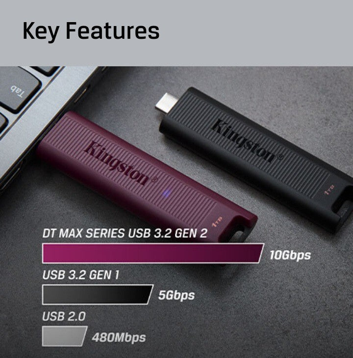 Kingston 256GB  DataTraveler Max USB3.2 Gen2 Type-C