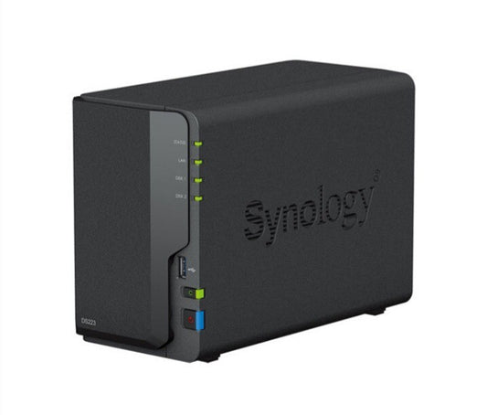 Synology Disk Station DS223 - NAS server - 2 bays - SATA 6Gb/s - RAID 0, 