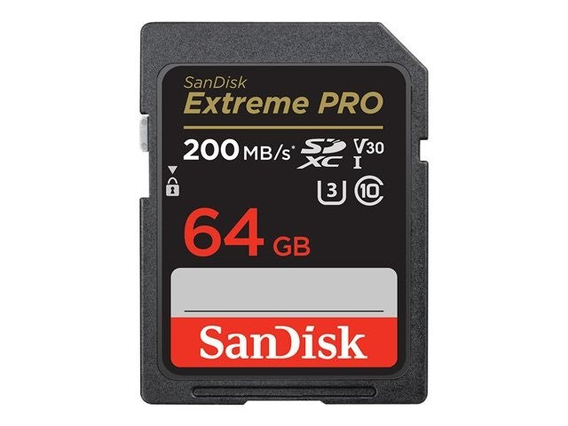 SanDisk Extreme Pro - flash memory card - 64 GB - SDXC UHS-I