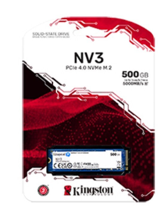 Kingston NV3 - SSD 2TB,1TB,500GB,250 GB - PCIe 4.0 x4 (NVMe)