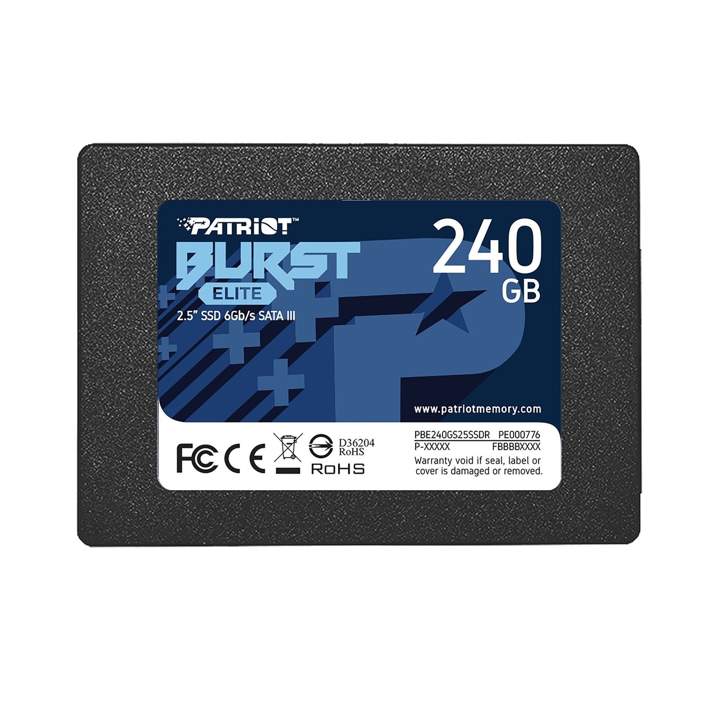 Patriot Hard Drive Burst Elite 240GB 2.5inch PBE240GS25SSDR
